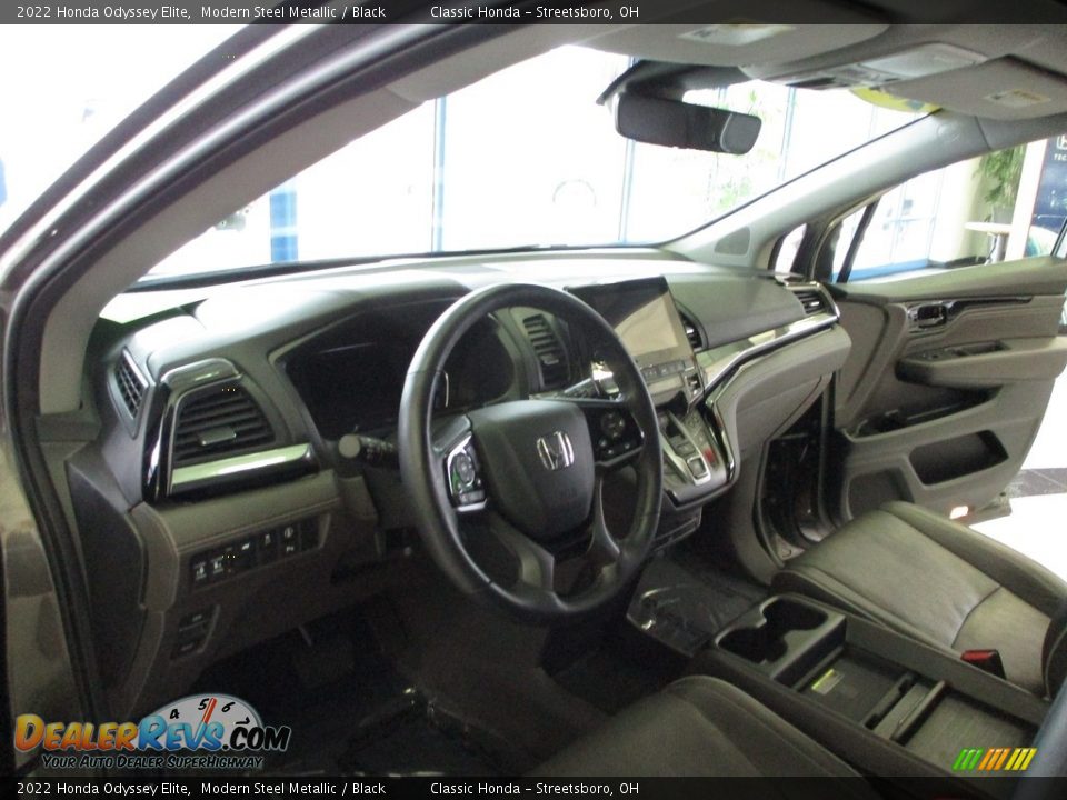2022 Honda Odyssey Elite Modern Steel Metallic / Black Photo #29