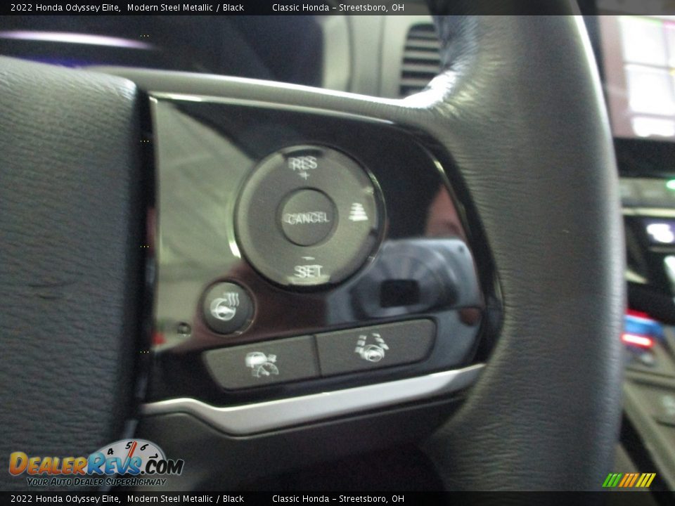 2022 Honda Odyssey Elite Modern Steel Metallic / Black Photo #33
