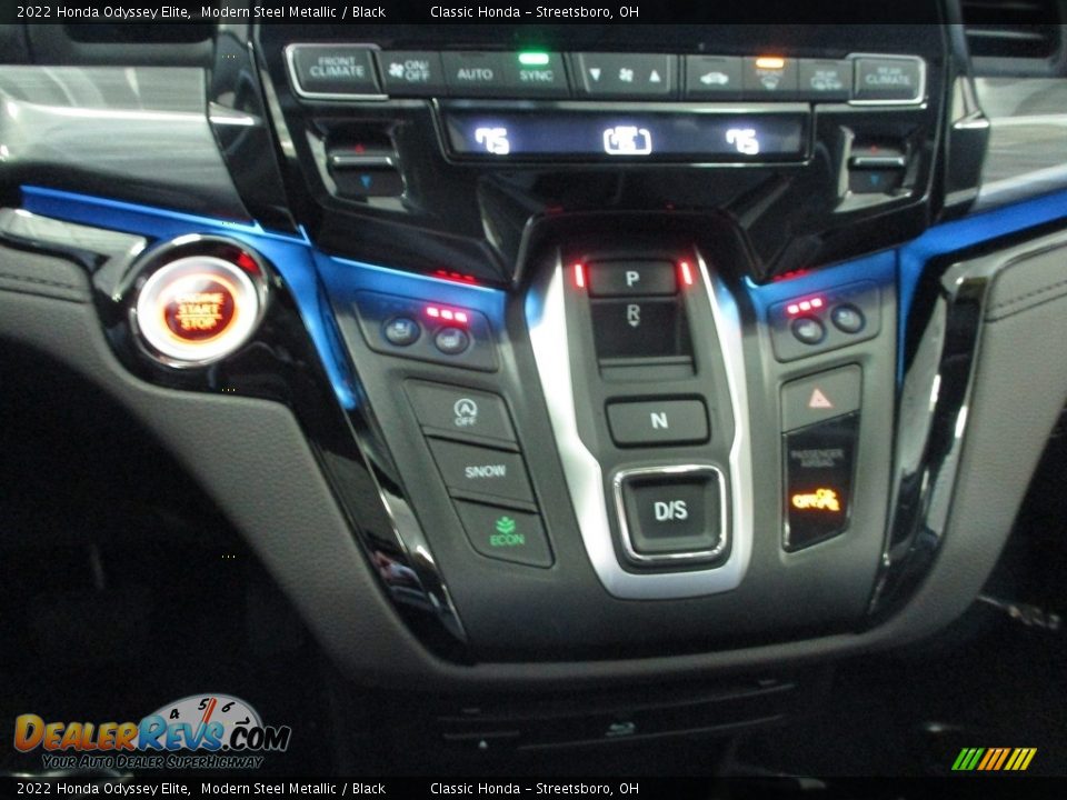 2022 Honda Odyssey Elite Modern Steel Metallic / Black Photo #36