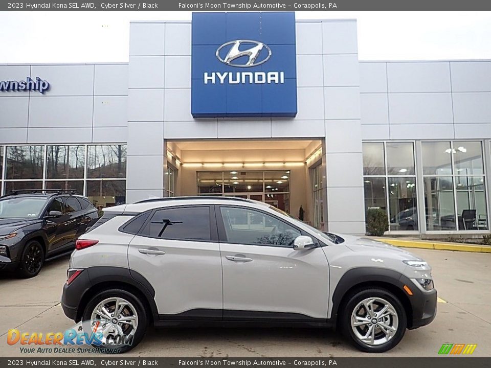 2023 Hyundai Kona SEL AWD Cyber Silver / Black Photo #1