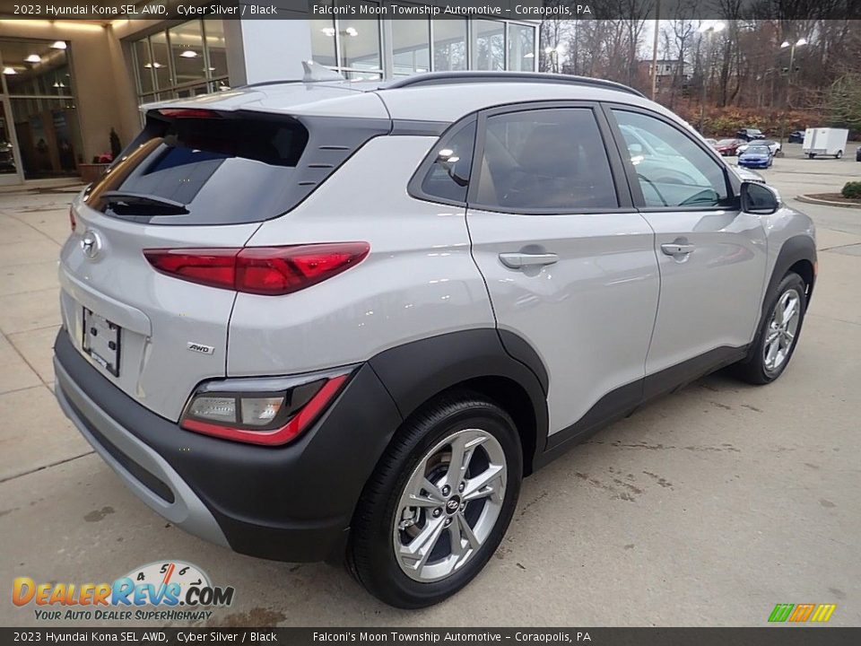 2023 Hyundai Kona SEL AWD Cyber Silver / Black Photo #2