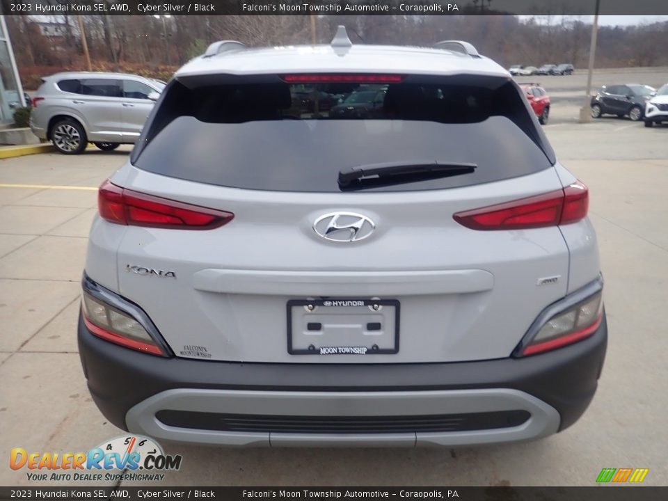 2023 Hyundai Kona SEL AWD Cyber Silver / Black Photo #3