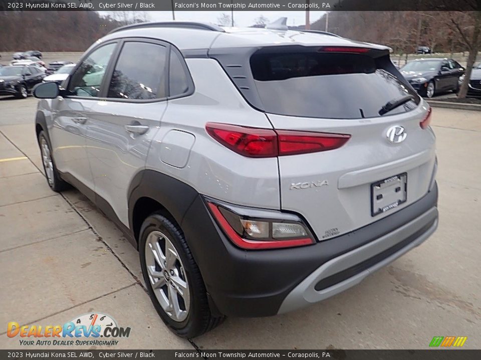 2023 Hyundai Kona SEL AWD Cyber Silver / Black Photo #5