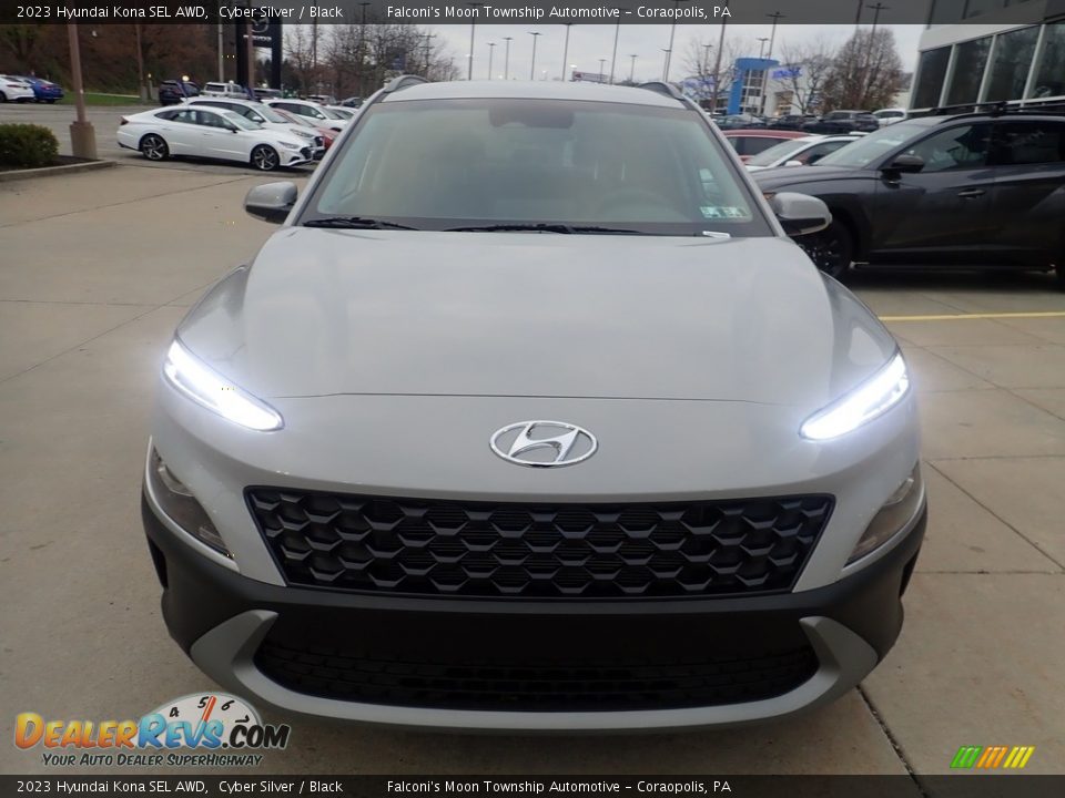 2023 Hyundai Kona SEL AWD Cyber Silver / Black Photo #8