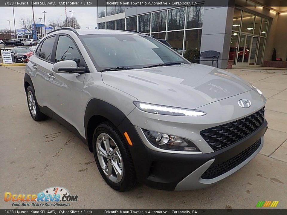 2023 Hyundai Kona SEL AWD Cyber Silver / Black Photo #9