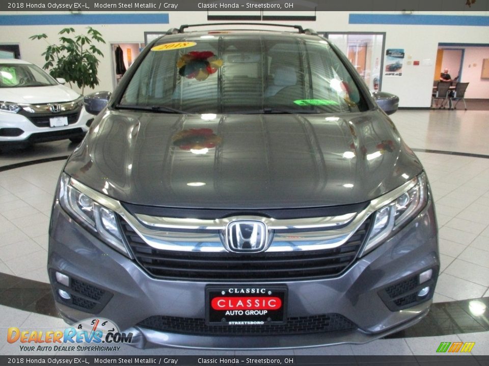 2018 Honda Odyssey EX-L Modern Steel Metallic / Gray Photo #2