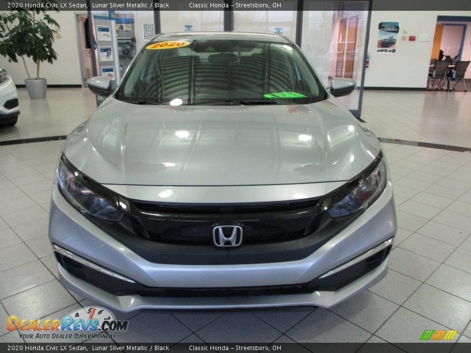 2020 Honda Civic LX Sedan Lunar Silver Metallic / Black Photo #2