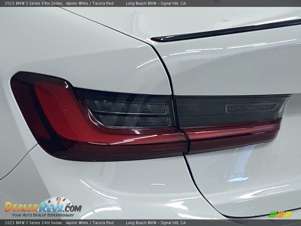 2023 BMW 3 Series 340i Sedan Alpine White / Tacora Red Photo #6
