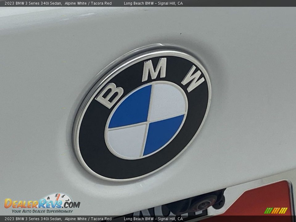 2023 BMW 3 Series 340i Sedan Alpine White / Tacora Red Photo #7