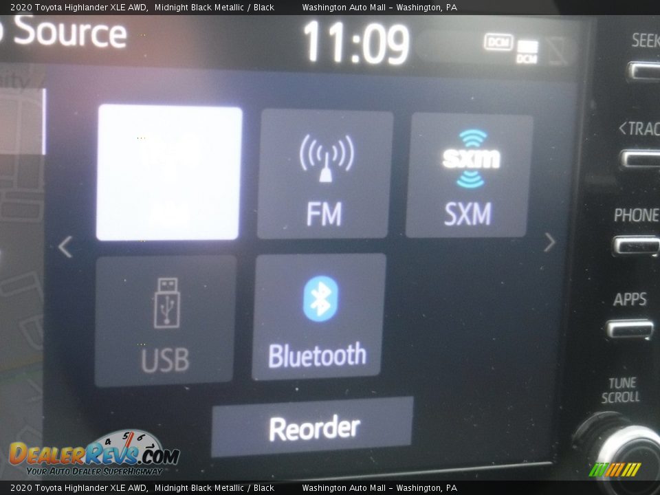 2020 Toyota Highlander XLE AWD Midnight Black Metallic / Black Photo #19