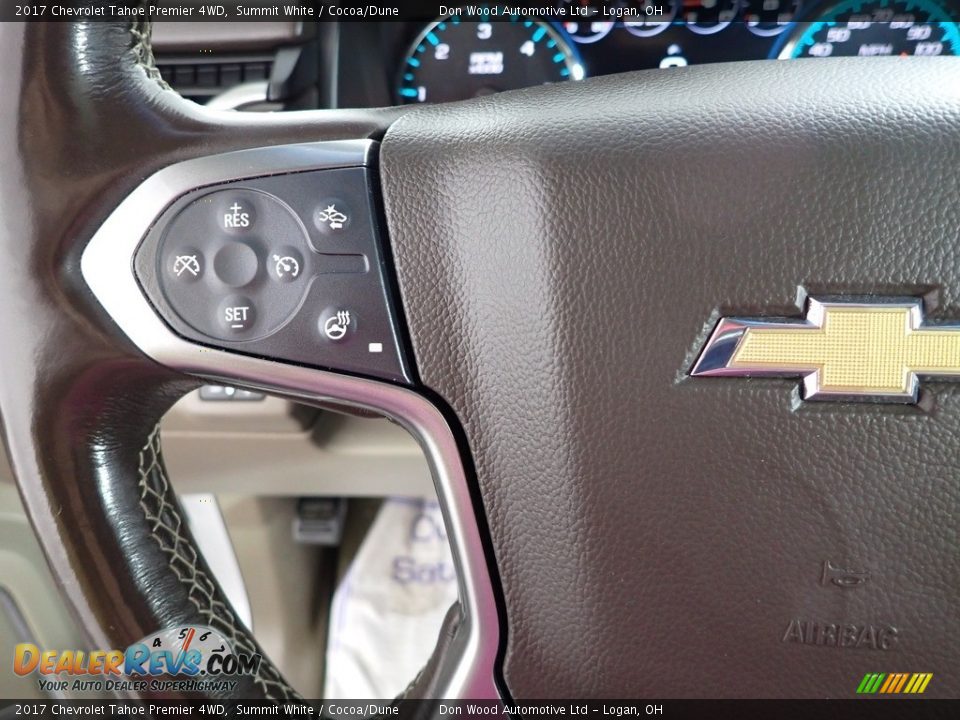 2017 Chevrolet Tahoe Premier 4WD Summit White / Cocoa/Dune Photo #20