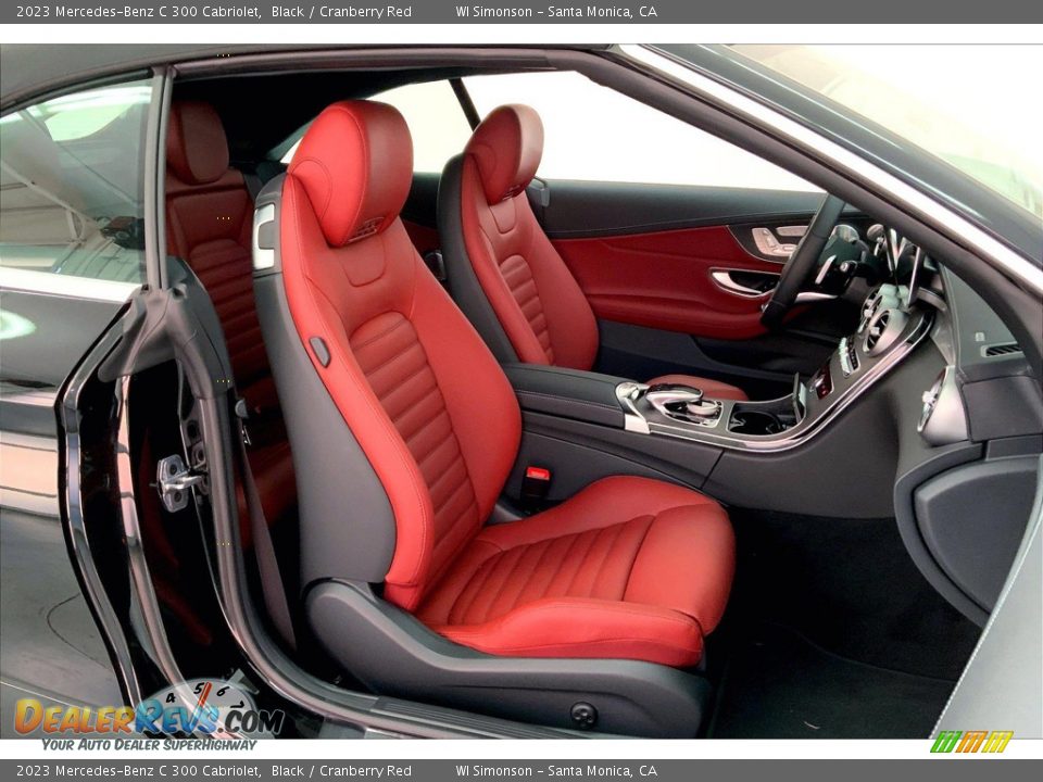 Cranberry Red Interior - 2023 Mercedes-Benz C 300 Cabriolet Photo #5
