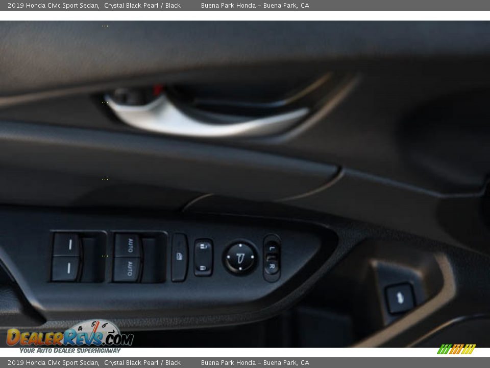 2019 Honda Civic Sport Sedan Crystal Black Pearl / Black Photo #29