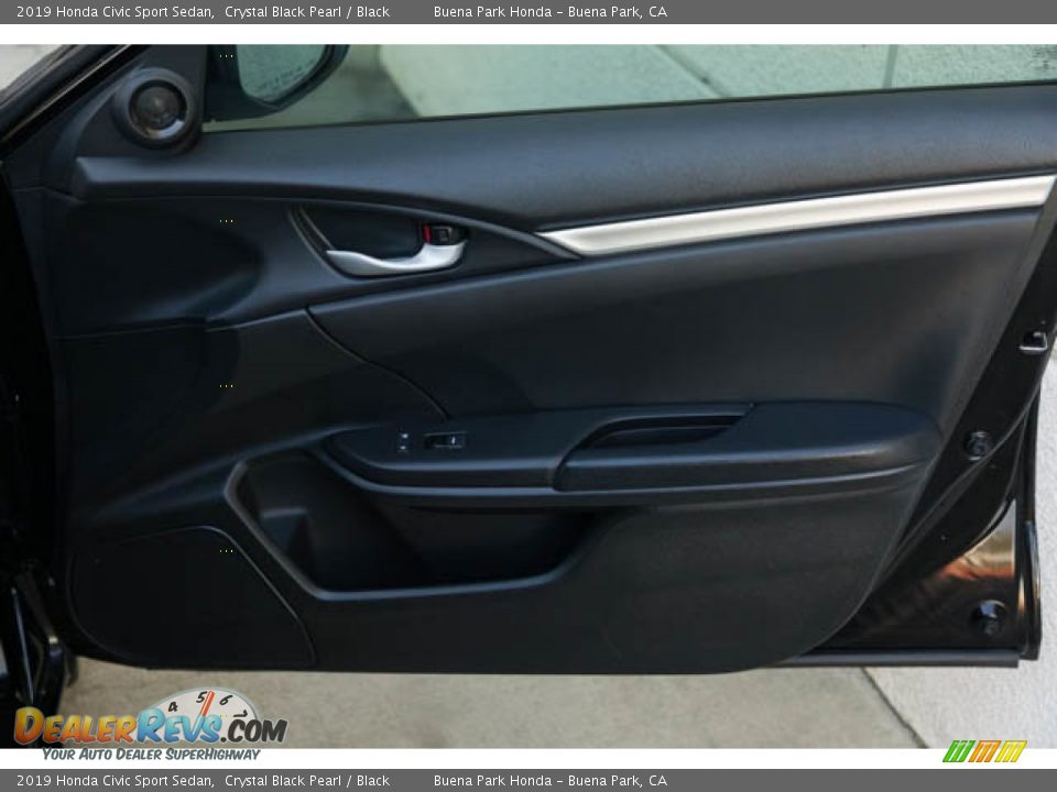 2019 Honda Civic Sport Sedan Crystal Black Pearl / Black Photo #32