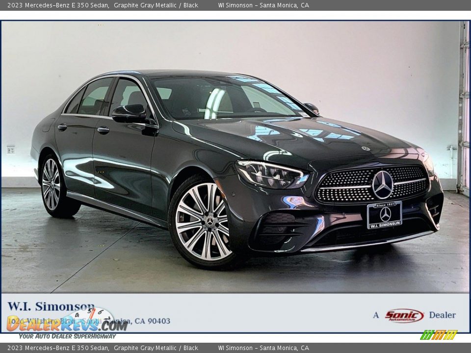 2023 Mercedes-Benz E 350 Sedan Graphite Gray Metallic / Black Photo #1