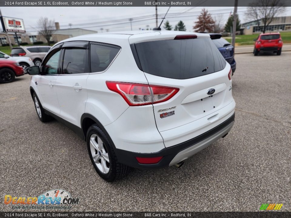 2014 Ford Escape SE 1.6L EcoBoost Oxford White / Medium Light Stone Photo #2