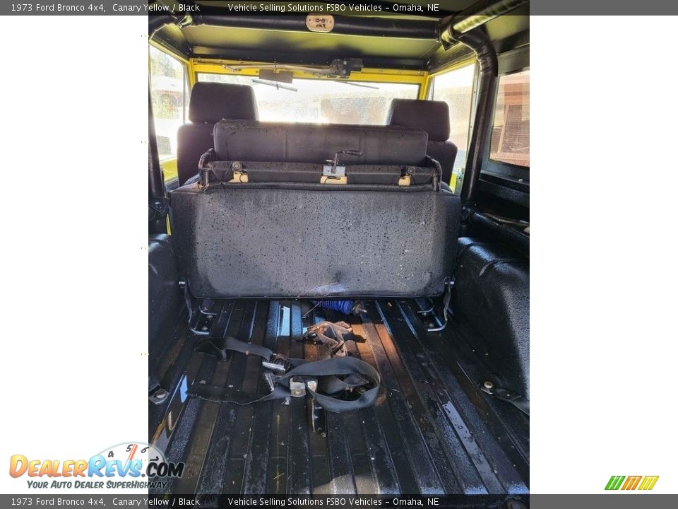 1973 Ford Bronco 4x4 Canary Yellow / Black Photo #4