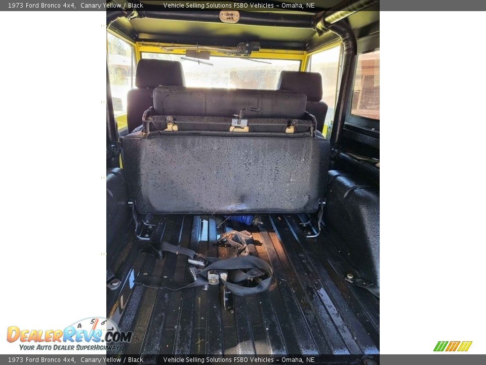 1973 Ford Bronco 4x4 Canary Yellow / Black Photo #4