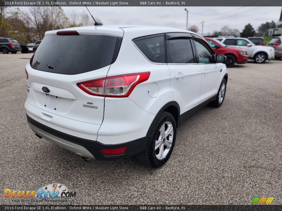 2014 Ford Escape SE 1.6L EcoBoost Oxford White / Medium Light Stone Photo #4