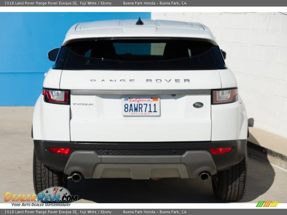 2018 Land Rover Range Rover Evoque SE Fuji White / Ebony Photo #11