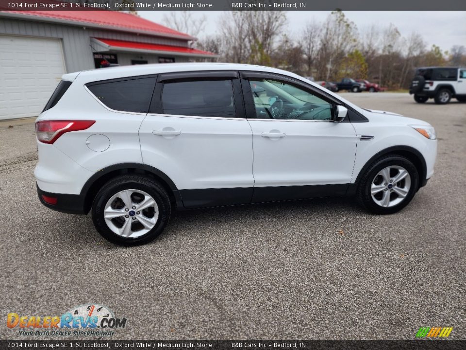 2014 Ford Escape SE 1.6L EcoBoost Oxford White / Medium Light Stone Photo #5