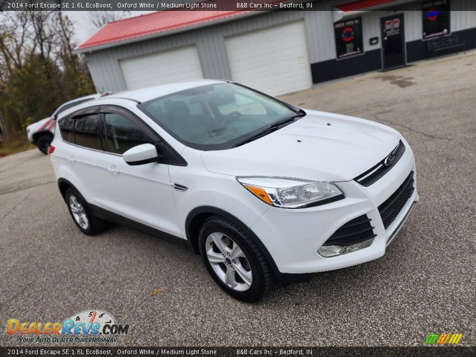 2014 Ford Escape SE 1.6L EcoBoost Oxford White / Medium Light Stone Photo #6