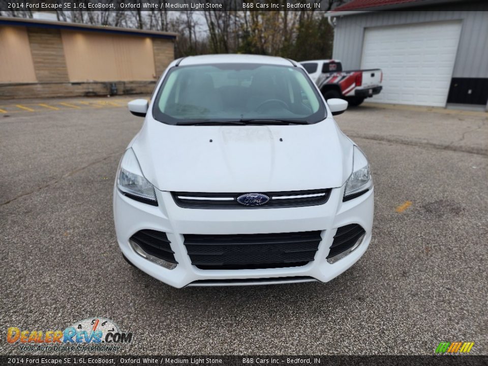 2014 Ford Escape SE 1.6L EcoBoost Oxford White / Medium Light Stone Photo #7