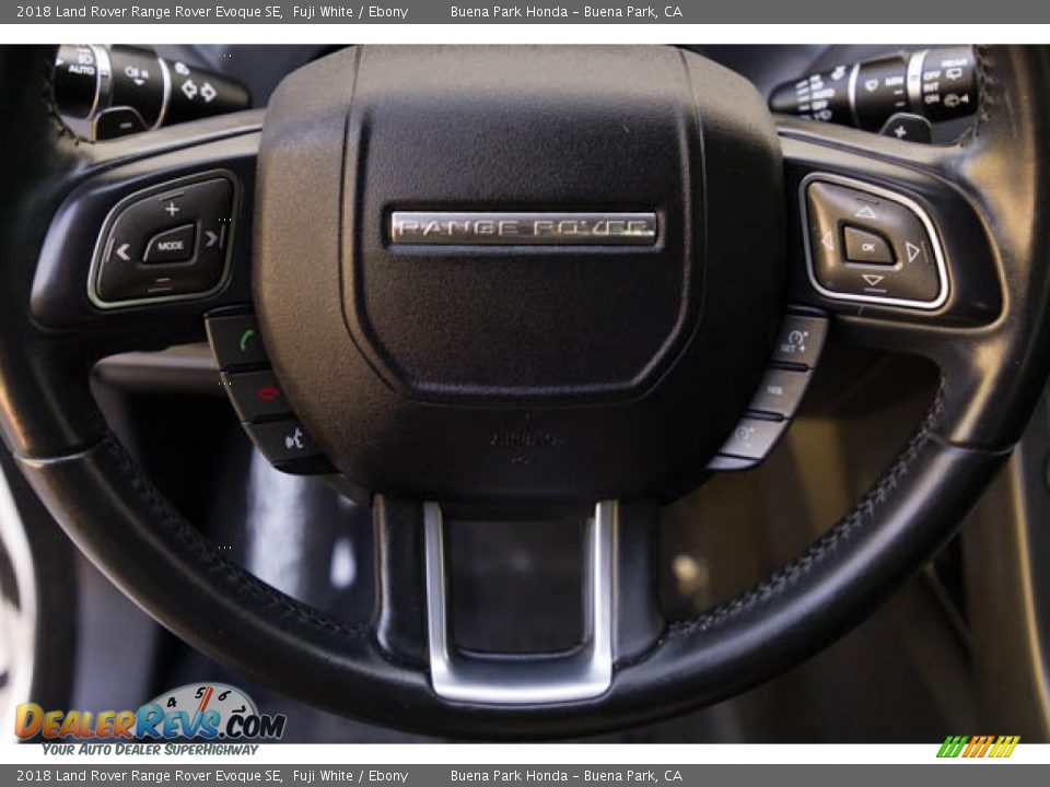 2018 Land Rover Range Rover Evoque SE Fuji White / Ebony Photo #15