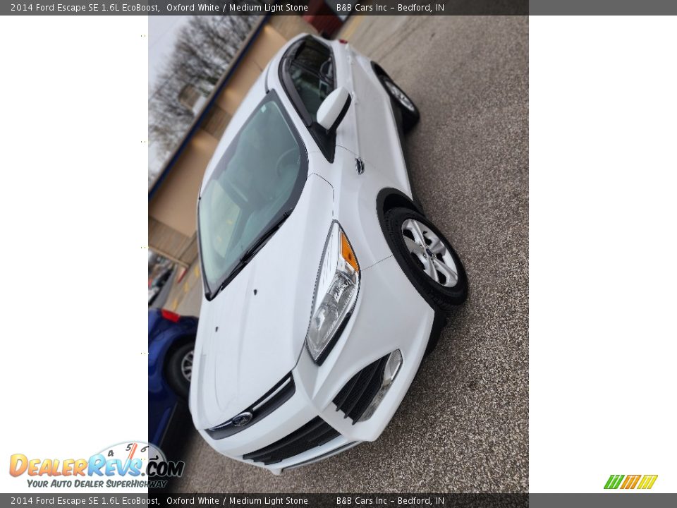2014 Ford Escape SE 1.6L EcoBoost Oxford White / Medium Light Stone Photo #8