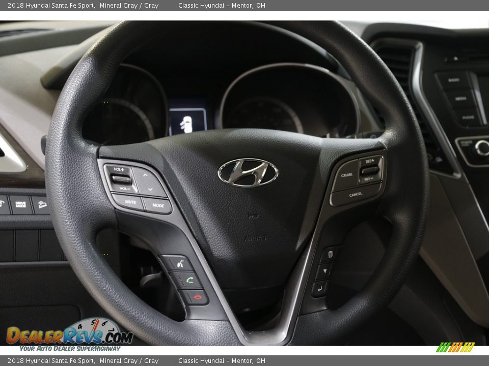 2018 Hyundai Santa Fe Sport  Steering Wheel Photo #7