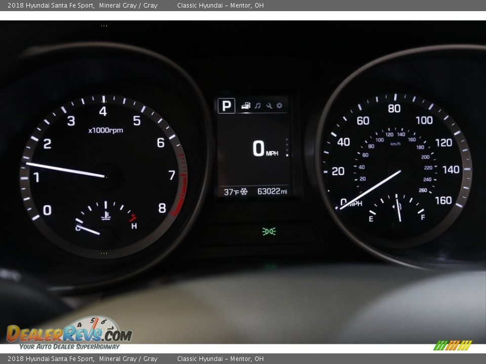 2018 Hyundai Santa Fe Sport  Gauges Photo #8