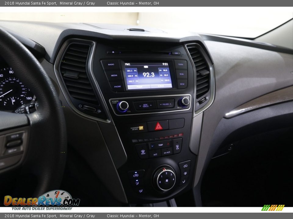 2018 Hyundai Santa Fe Sport Mineral Gray / Gray Photo #9