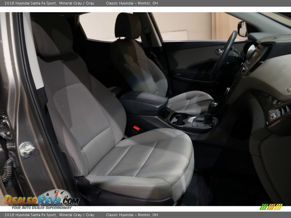 2018 Hyundai Santa Fe Sport Mineral Gray / Gray Photo #14