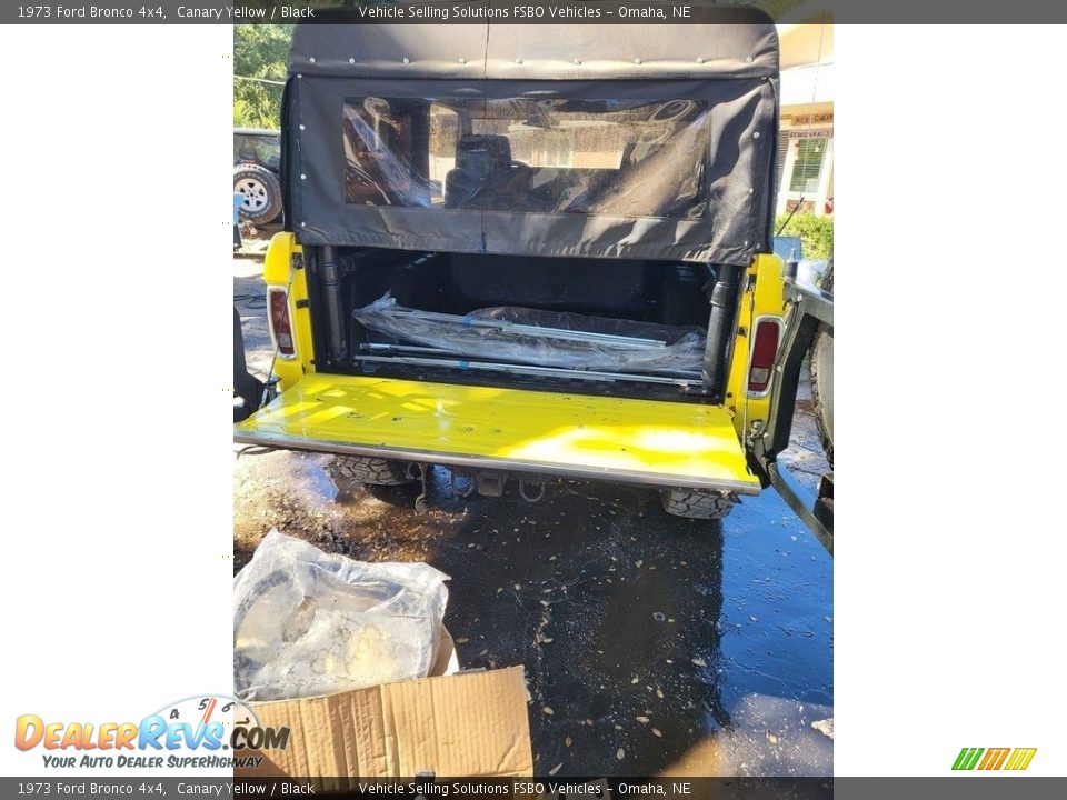 1973 Ford Bronco 4x4 Canary Yellow / Black Photo #17