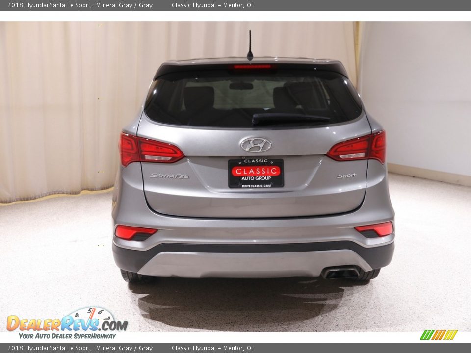 2018 Hyundai Santa Fe Sport Mineral Gray / Gray Photo #17
