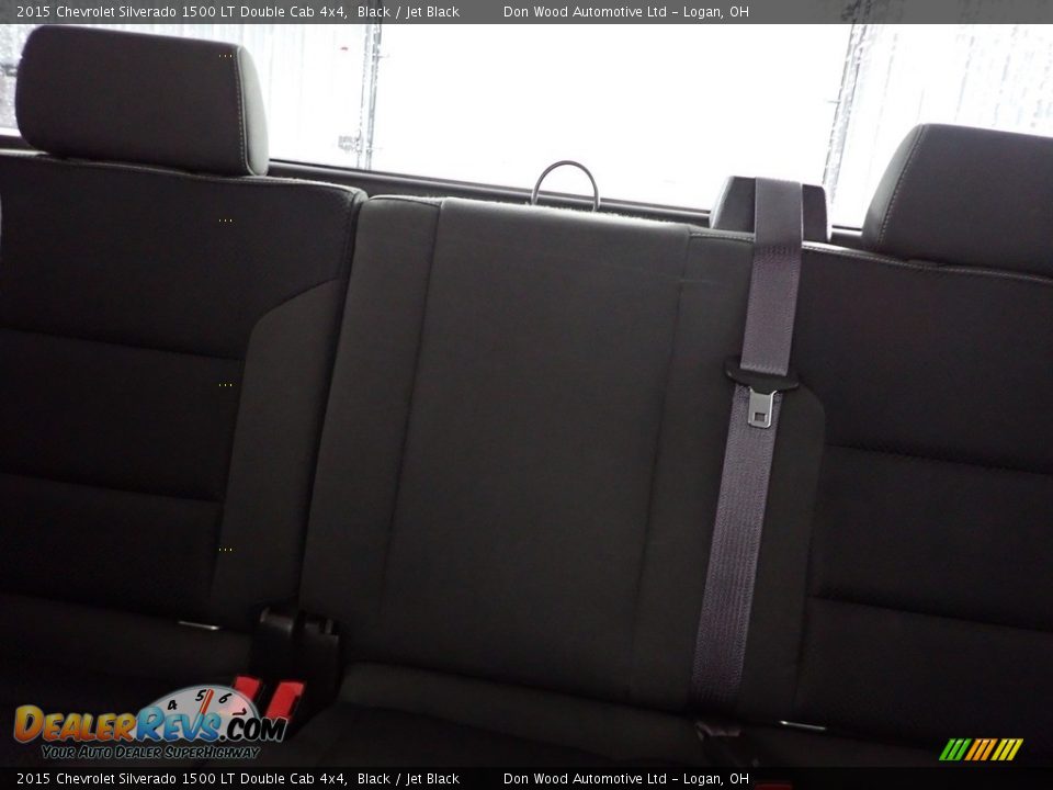 2015 Chevrolet Silverado 1500 LT Double Cab 4x4 Black / Jet Black Photo #20