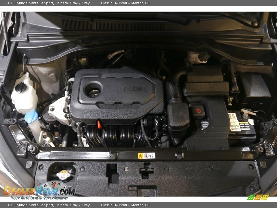 2018 Hyundai Santa Fe Sport Mineral Gray / Gray Photo #18