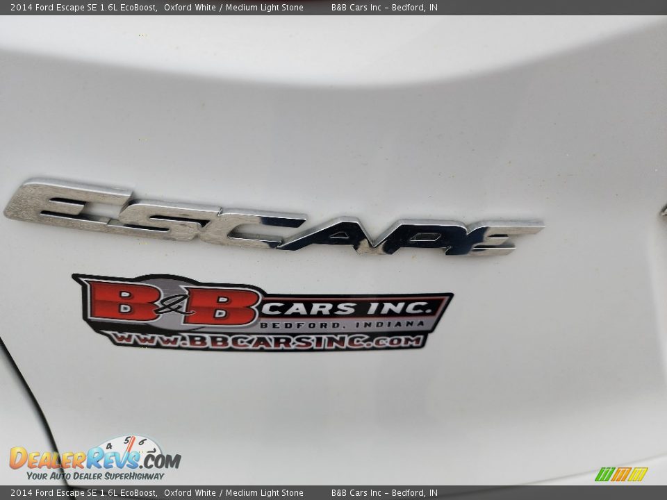 2014 Ford Escape SE 1.6L EcoBoost Oxford White / Medium Light Stone Photo #18