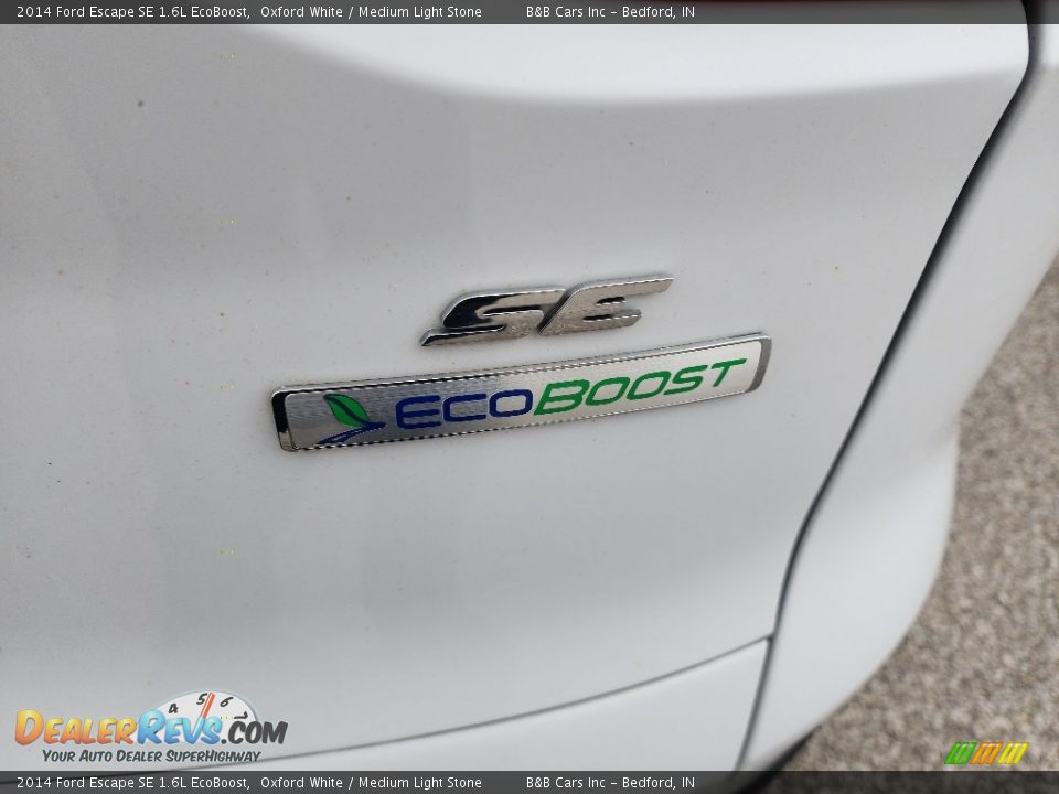 2014 Ford Escape SE 1.6L EcoBoost Oxford White / Medium Light Stone Photo #19