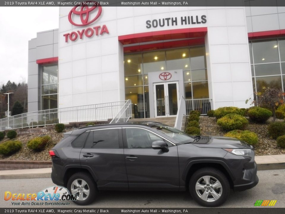 2019 Toyota RAV4 XLE AWD Magnetic Gray Metallic / Black Photo #2