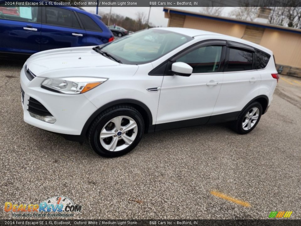 2014 Ford Escape SE 1.6L EcoBoost Oxford White / Medium Light Stone Photo #25