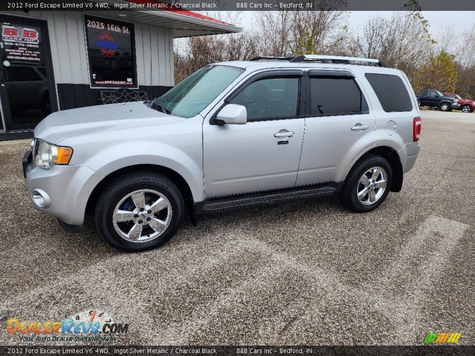 2012 Ford Escape Limited V6 4WD Ingot Silver Metallic / Charcoal Black Photo #1