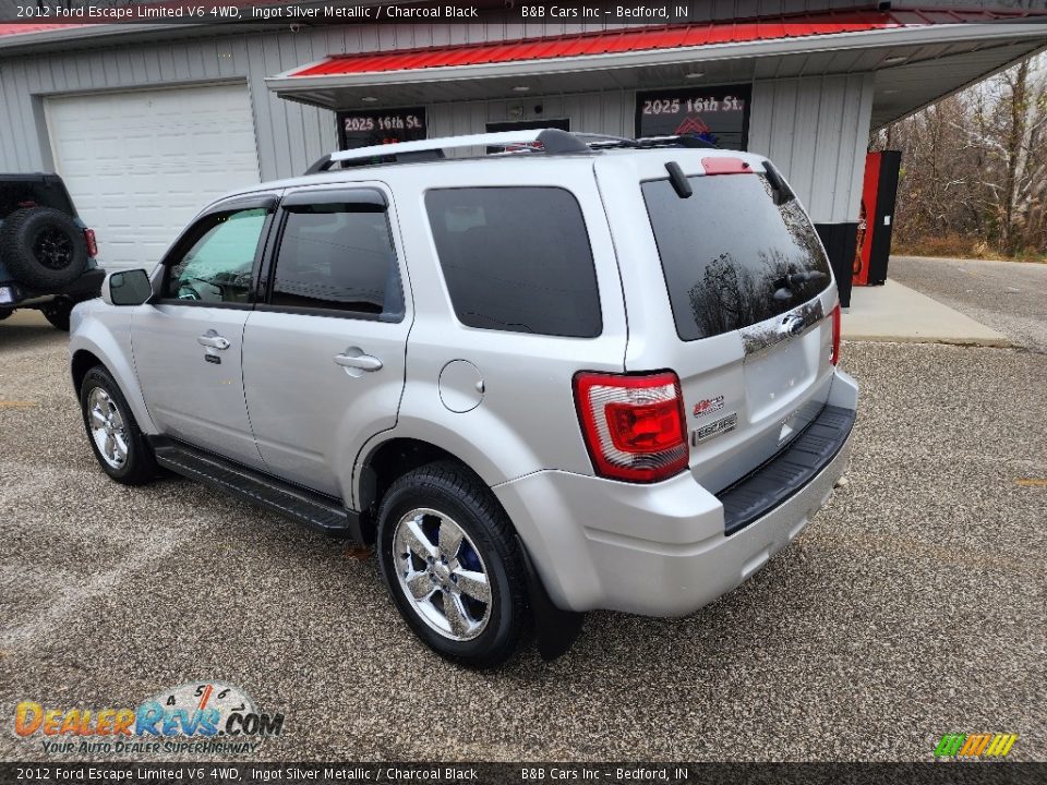 2012 Ford Escape Limited V6 4WD Ingot Silver Metallic / Charcoal Black Photo #3