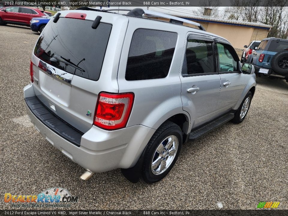 2012 Ford Escape Limited V6 4WD Ingot Silver Metallic / Charcoal Black Photo #5
