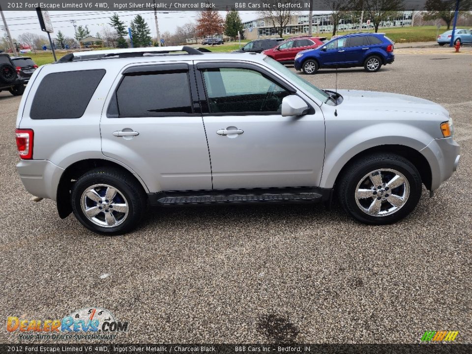 2012 Ford Escape Limited V6 4WD Ingot Silver Metallic / Charcoal Black Photo #6