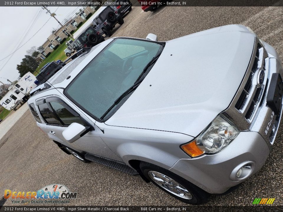 2012 Ford Escape Limited V6 4WD Ingot Silver Metallic / Charcoal Black Photo #7