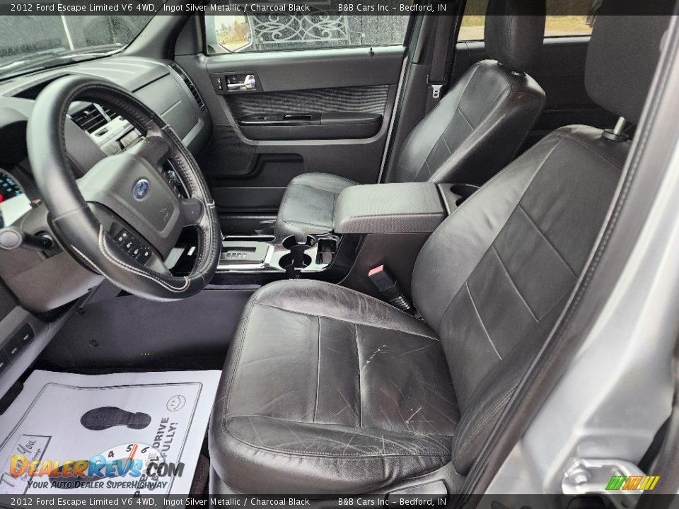 2012 Ford Escape Limited V6 4WD Ingot Silver Metallic / Charcoal Black Photo #9