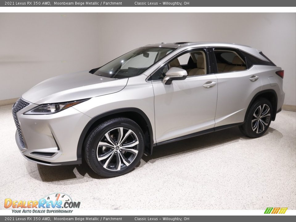Front 3/4 View of 2021 Lexus RX 350 AWD Photo #3