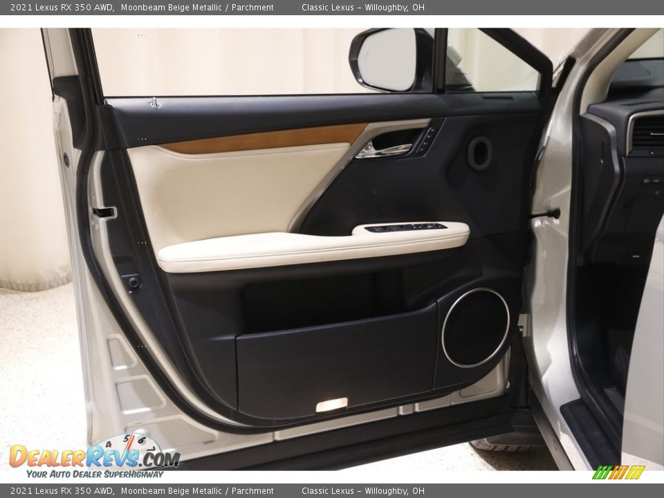 2021 Lexus RX 350 AWD Moonbeam Beige Metallic / Parchment Photo #4