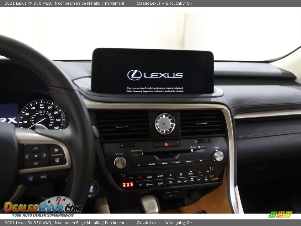 2021 Lexus RX 350 AWD Moonbeam Beige Metallic / Parchment Photo #9